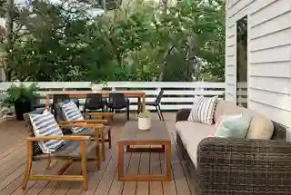 Lounging Deck at Brigade Enclave